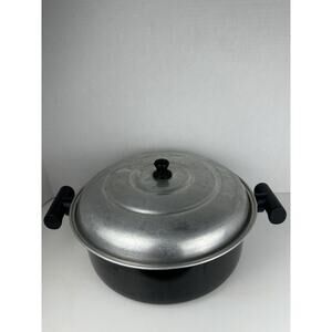 VTG Regal Ware Stock Pot w/Lid Cast Aluminum Lid Retro Kitchen Ware